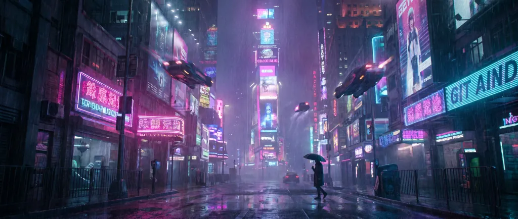 Miasto cyberpunk